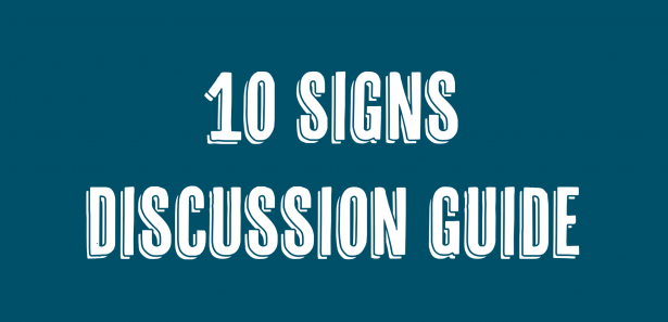 10 Signs Discussion Guide Cover Photo